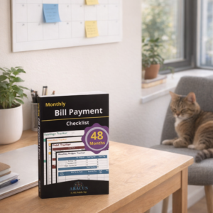 Monthly bill payment checklist