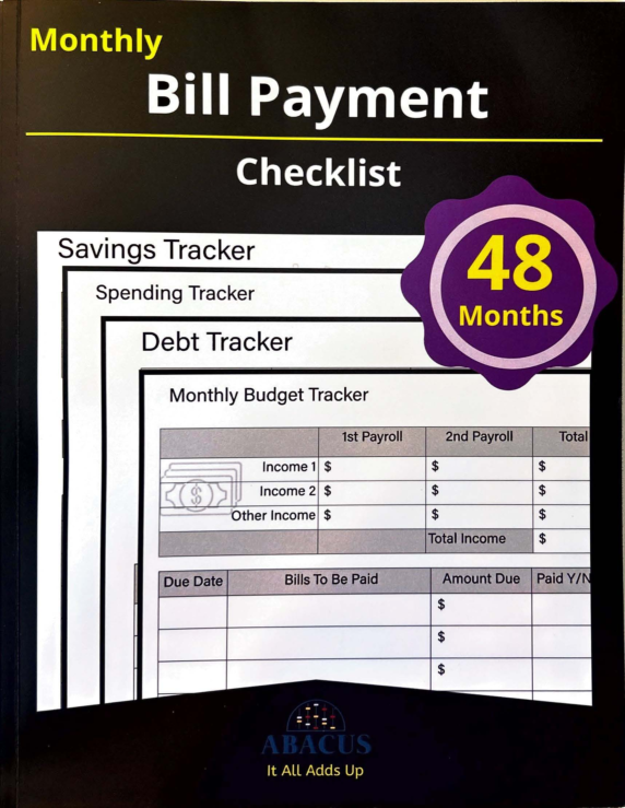 48-month bill payment checklist