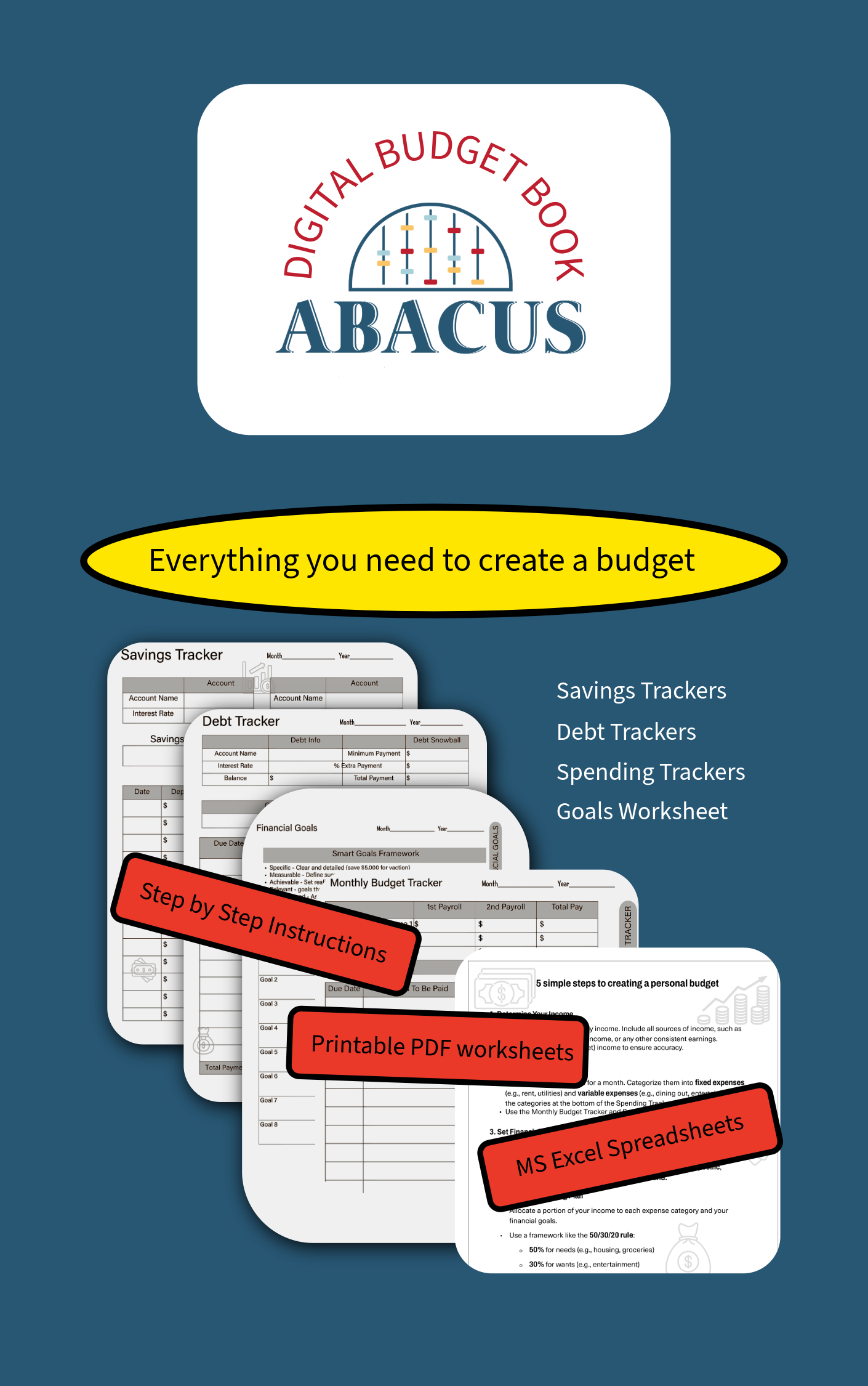 Abacus Budget Book - Learn about budgeting