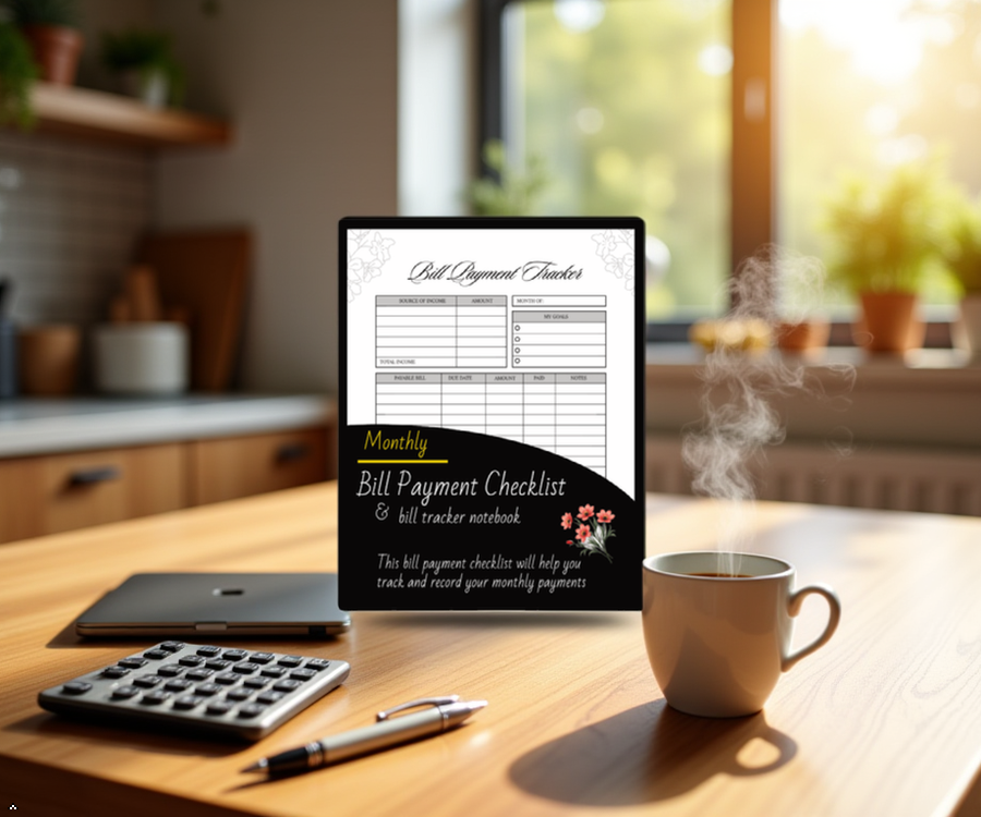 Monthly bill payment checklist