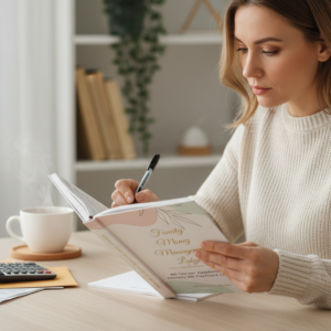 family money management ledger